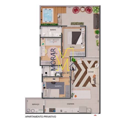 Apartamento à venda com 3 quartos, 69m² - Foto 17