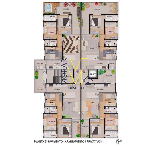 Apartamento à venda com 3 quartos, 69m² - Foto 18