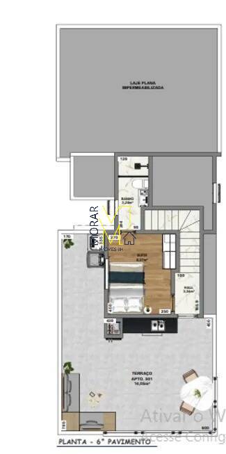 Apartamento à venda com 2 quartos, 5m² - Foto 2